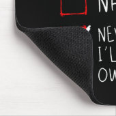 Nice Naughty Never Mind I'll Buy My Own Stuff Chri Mousepad (Ecke)
