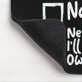 Nice Naughty Never Mind I'll Buy My Own Stuff Chri Mousepad (Ecke)