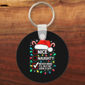 Nice Naughty Never Mind I'll Buy My Own Stuff Shir Schlüsselanhänger (Vorderseite)