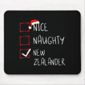Nice Naughty New Zealander Christmas New Zealand H Mousepad (Vorne)
