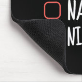Nice Naughty Nice Funny Christmas List Santa C Mousepad (Ecke)