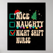 Nice Naughty Night Shift Nurve Poster (Vorne)