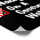 Nice Naughty On A Government Watch List Christmas Poster (Ecke)