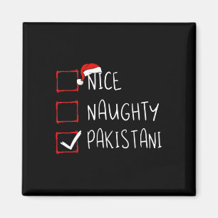Nice Naughty Pakistani Weihnachten Pakistan Erbe Magnet