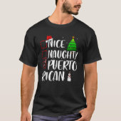 Nice Naughty Puerto Rican Christmas Matching Top (Vorderseite)