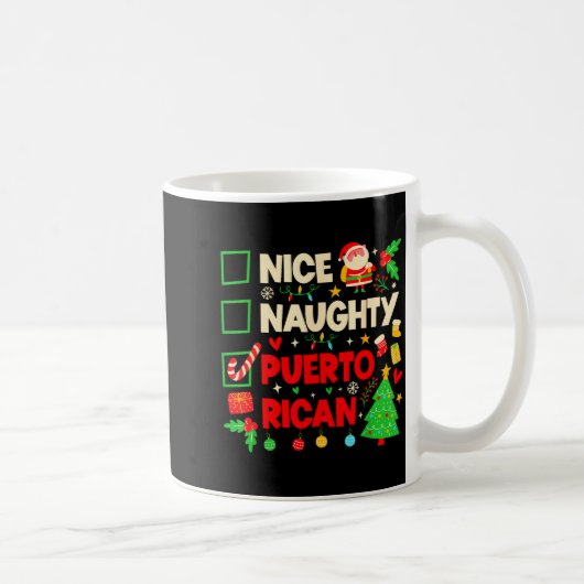 Nice Naughty Puerto Rican Puerto Rico Women Christ Kaffeetasse (Rechts)