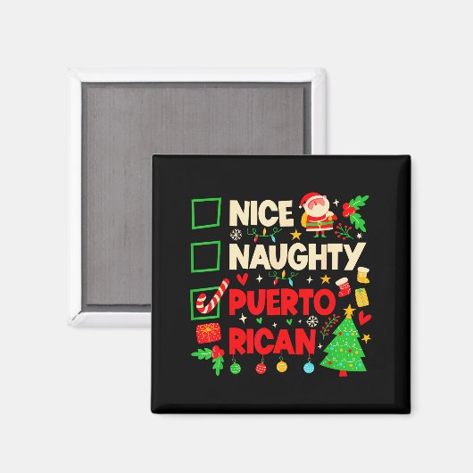 Nice Naughty Puerto Rican Puerto Rico Women Christ Magnet (Vorderseite/Rückseite)