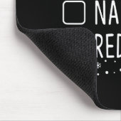 Nice Naughty Redhead Mousepad (Ecke)