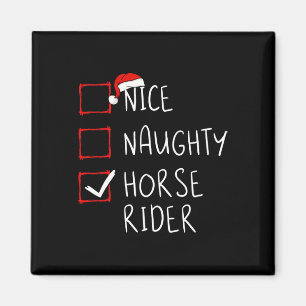 Nice Naughty Reiter Liste Weihnachten Weihnachten Magnet