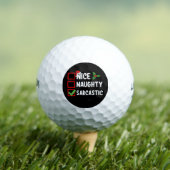 Nice Naughty Sarcastic Weihnachtsliste Sarcaso Golfball (Insitu T-Shirt)