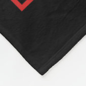Nice Naughty Sigma List Santa Claus Funny Sarcasti Fleecedecke (Ecke)