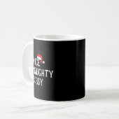 Nice Naughty Sy Christmas List  Kaffeetasse (Vorderseite Links)