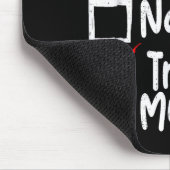 Nice Naughty Tried My Funny Christmas List Family Mousepad (Ecke)