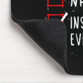 Nice Naughty Ungenügend Beweise Weihnachtsliste Mousepad (Ecke)