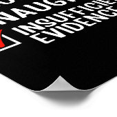 Nice Naughty Unhinreichend Beweisanwältin Christma Poster (Ecke)