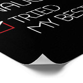 Nice Naughty versuchte meine besten Weihnachten Pa Poster (Ecke)