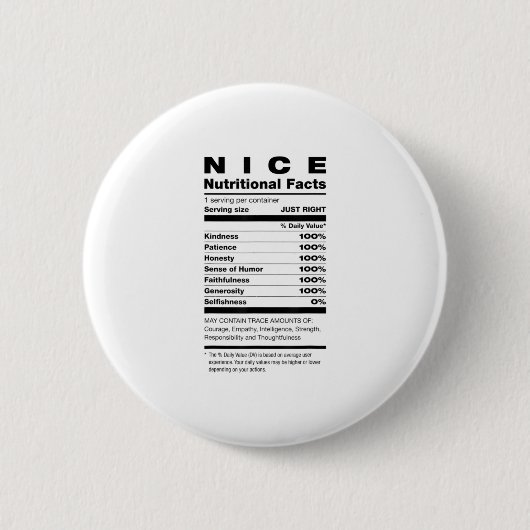 Nice Nutriact Ingredients Chri Button (Vorderseite)