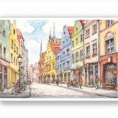 Nice painted München Aufkleber (Vorderseite)