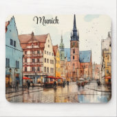 Nice painted München Mousepad (Vorne)