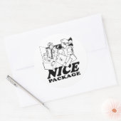 NICE-PAKET RUNDER AUFKLEBER (Umschlag)