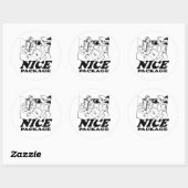 NICE-PAKET RUNDER AUFKLEBER (Blatt)