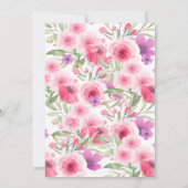 Nice pastel colored illustration of einladung (Rückseite)