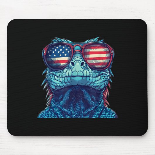 Nice Patriotic Reptile Kostüm für Lizard und 4. Mousepad (Vorne)