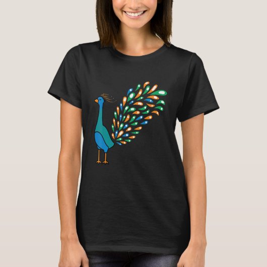 Nice Peacock Caretaker T-Shirt (Vorderseite)