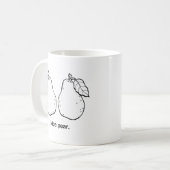 NICE PEAR -.png Kaffeetasse (Vorderseite Links)