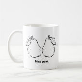 NICE PEAR -.png Kaffeetasse (Links)