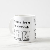 Nice Periodenname Tasse (Vorderseite Links)