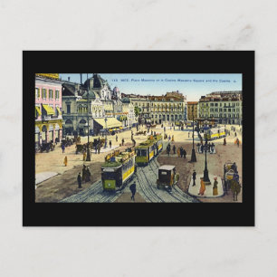 Nice, Place Massena et le Casino Postkarte