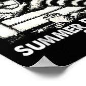 Nice Raccoon Buch Lover Summer Reading 2025 Poster (Ecke)