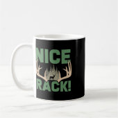 Nice Rack Antlers Deer Funny Junting Hunter Spaß Kaffeetasse (Links)