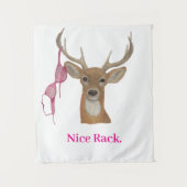 Nice Rack banner Wandteppich (Vorderseite)
