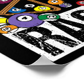 Nice Rack Billiards Poster (Ecke)