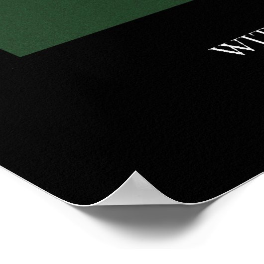 NICE RACK Billiards Poster (Ecke)