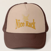 Nice Rack Deer Hunter Truckerkappe (Vorderseite)