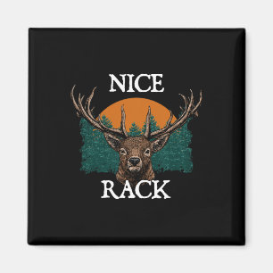 Nice Rack Deer Junting Elk Hunter Animal Stalking Magnet