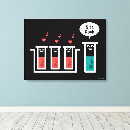 Nice Rack Leinwanddruck (Insitu (Holzboden))