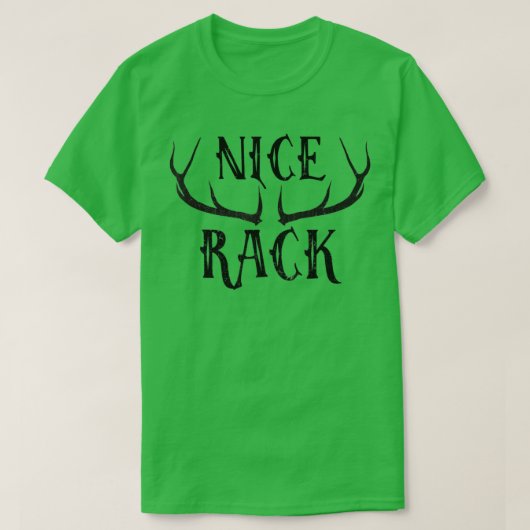 Nice Rack mit Antlern T-Shirt (Design vorne)
