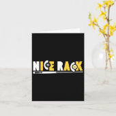 Nice Rack Pool Billiard Player Funny 2 Karte (Gelbe Blume)
