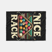Nice Rack Pool Billiard Spieler Billard Cue Sport Fleecedecke (Vorderseite (Horizontal))