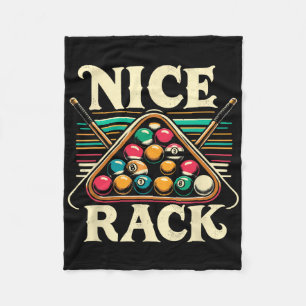 Nice Rack Pool Billiard Spieler Billard Cue Sport Fleecedecke