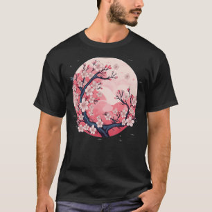 Nice red Sakura Blume für japanische Pflanze Liebh T-Shirt