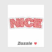 Nice Rice Aufkleber (Blatt)