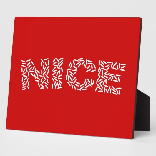 Nice Rice Fotoplatte (Seite)