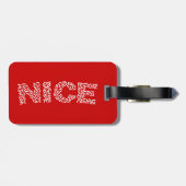 Nice Rice Gepäckanhänger (Rückseite horizontal)