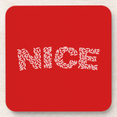 Nice Rice Getränkeuntersetzer (Vorderseite)