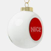 Nice Rice Keramik Kugel-Ornament (Links)